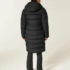 Lang pufferparkas