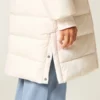 Lang pufferparkas
