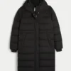 Lang pufferparkas