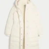 Lang pufferparkas