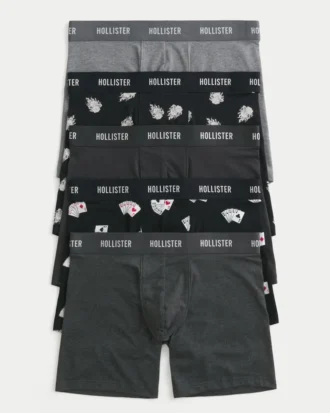 Langere boxershorts, 5-pakning
