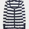 Langermet babydoll-genser med firkantet hals