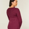 Langermet babydoll med firkantet hals