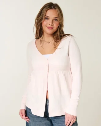 Langermet Flyaway Babydoll Cardigan