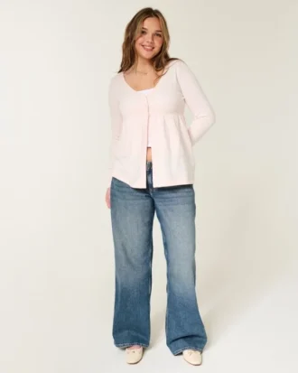 Langermet Flyaway Babydoll Cardigan