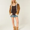 Langermet Henley Babydoll-top