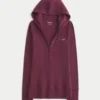 Langermet Henley med hette