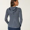 Langermet Henley med hette