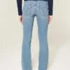 Lav midje, medium vask, bootcut-jeans