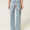 Lav midje, medium vasket, løs jeans