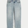 Lav midje, medium vasket, løs jeans