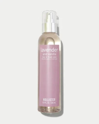 Lavendel og vanilje hår- og kroppsspray