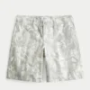 Lavt sittende baggy shorts i kamuflasje