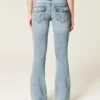 Lavt sittende bootcut-jeans