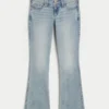 Lavt sittende bootcut-jeans