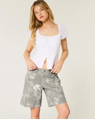Lavt sittende camouflage-baggy-jort