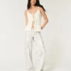 Lavt sittende camouflage-baggyjeans