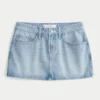 Lavt sittende Class of ’26 denim miniskjørt