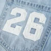 Lavt sittende Class of ’26 denim miniskjørt
