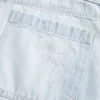 Lavt sittende, lysvasket baggy jort med sløyfe