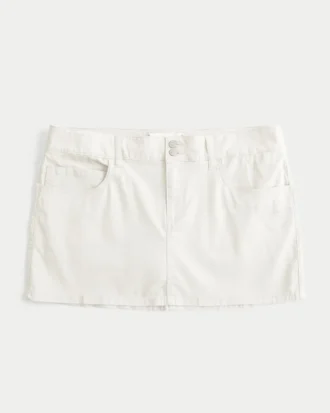 Lavt sittende Shine Butterfly Twill Mini Skort