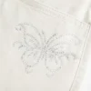 Lavt sittende Shine Butterfly Twill Mini Skort