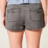 Lavt sittende twill-shorts