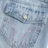 Lavt sittende Y2K-baggyjeans i lys vask