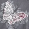 Lett Body-Skimming Butterfly Graphic Tee