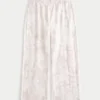 Logo Graphic Pink Camo Wide-Leg Sweatpants