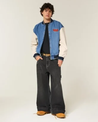 Looney Tunes grafisk denimjakke