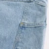 Lysvaskede baggy malerjeans