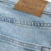 Lysvaskede bootcut-jeans