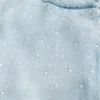 Lysvaskede, pyntede superbaggy denimshorts