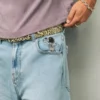Lysvasket astronautgrafikk Superbaggy jeans