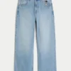 Lysvasket astronautgrafikk Superbaggy jeans