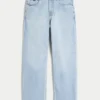 Lysvasket baggy jeans
