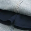 Lysvasket denim miniskjørt