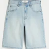 Lysvasket Dice Graphic Super Baggy Denim Shorts