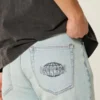 Lysvasket Downforce Racing Graphic Loose Jeans