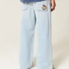 Lysvasket New York Graphic Super Baggy Jeans