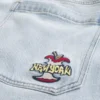 Lysvasket New York Graphic Super Baggy Jeans