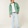 Lysvasket skaterbaggyjeans