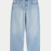 Lysvasket skaterbaggyjeans