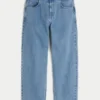 Lysvasket skaterbaggyjeans