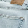 Lysvasket slim straight jeans