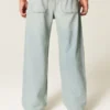 Lysvasket superbaggy jeans