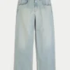 Lysvasket superbaggy jeans