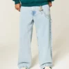 Lysvasket Superbaggy malerjeans