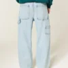 Lysvasket Superbaggy malerjeans